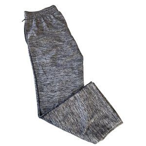 Under Armour Men's Black Heather Loose Fit Warm-Up Pants M
